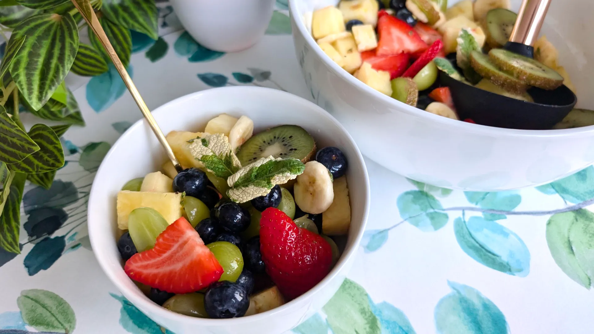Fresh Fruit Salad with Mint recipe