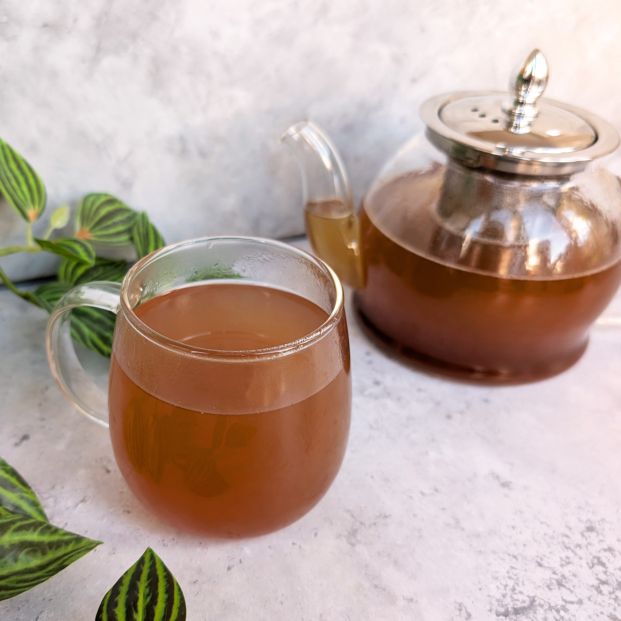 spiced fruit tea blend brewed tea photo