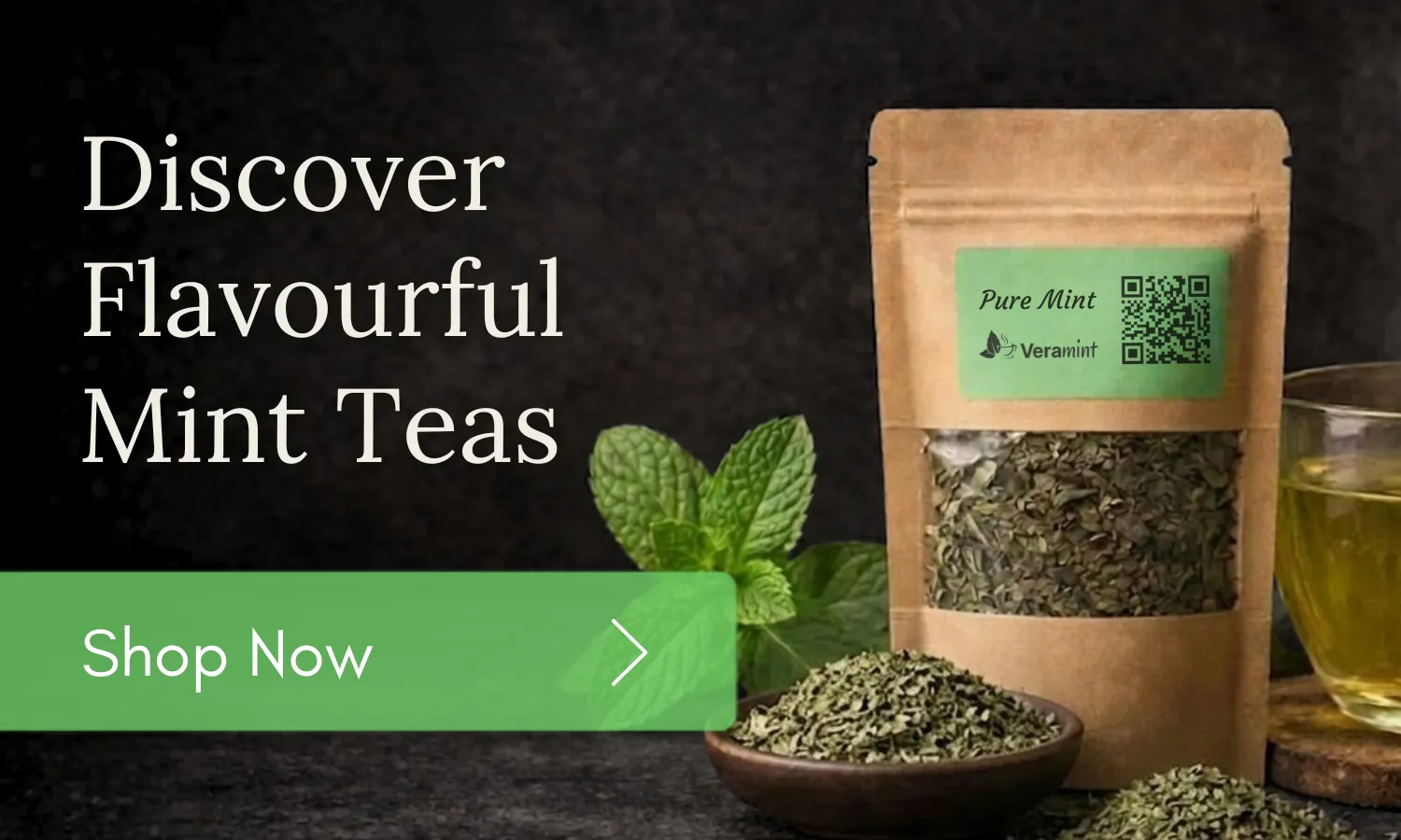 Banner promoting the products on offer