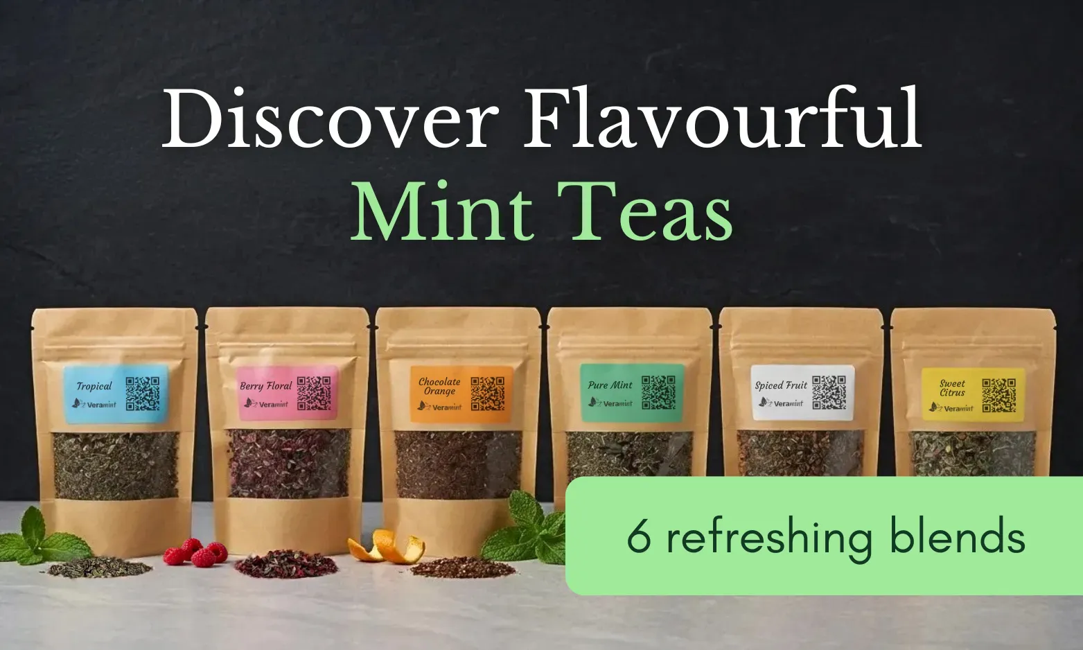 Banner promoting the products on offer