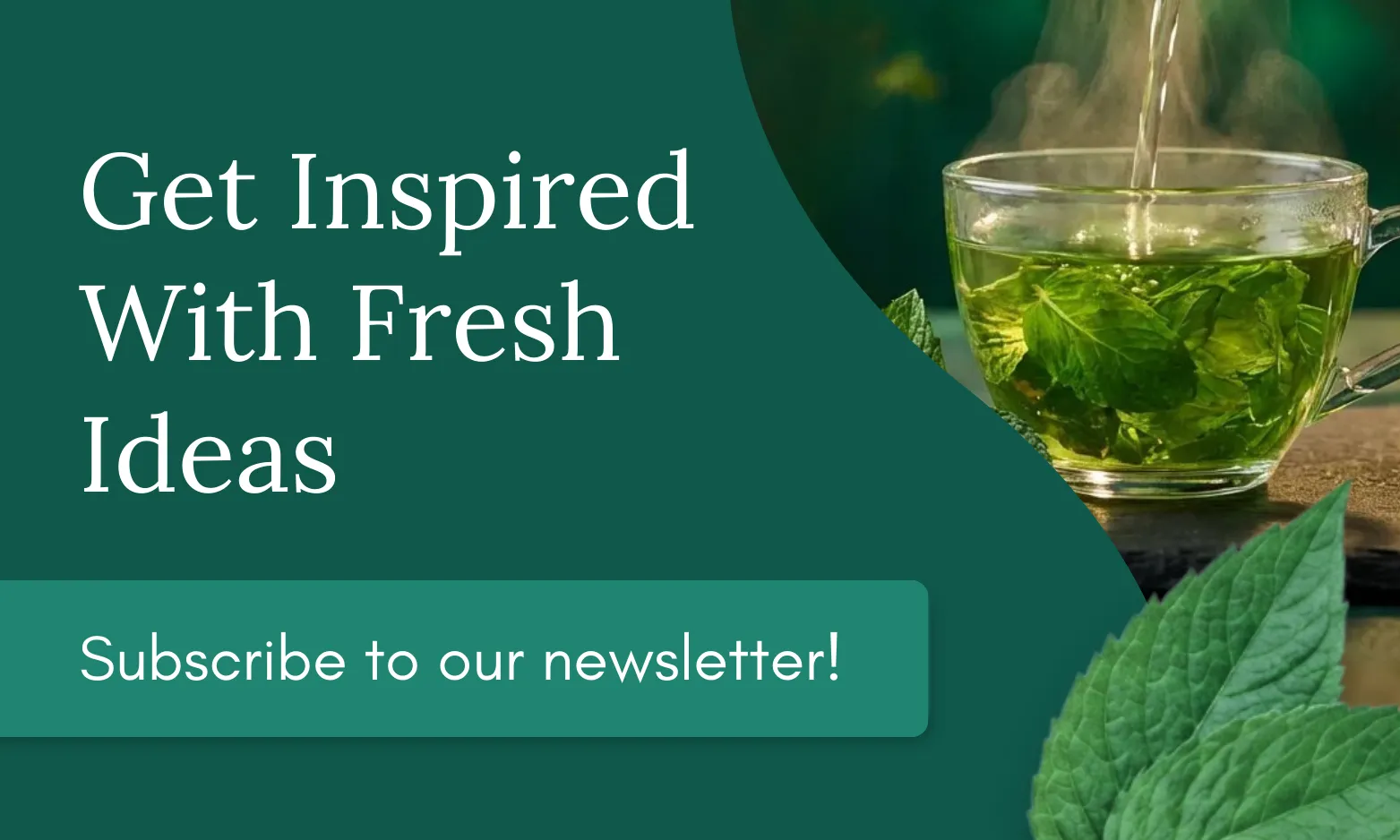 Banner promoting the newsletter