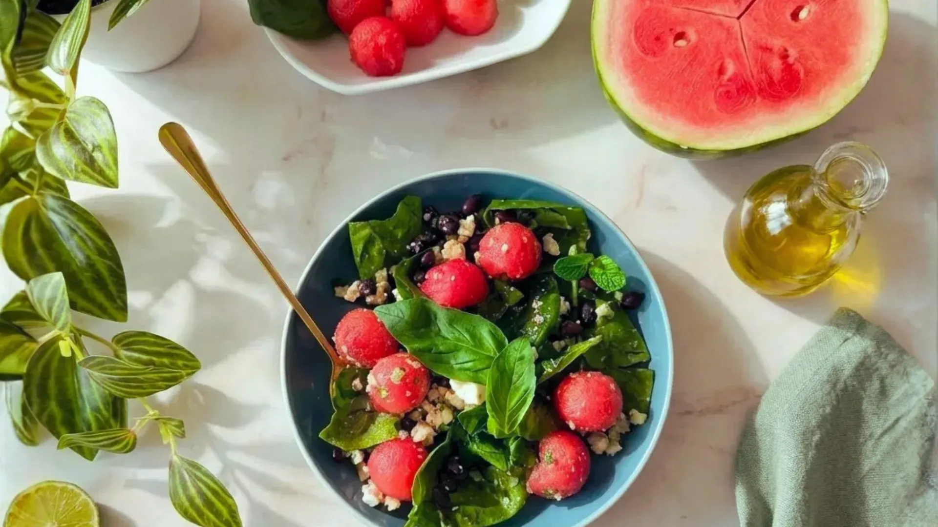 Watermelon & Feta Salad recipe